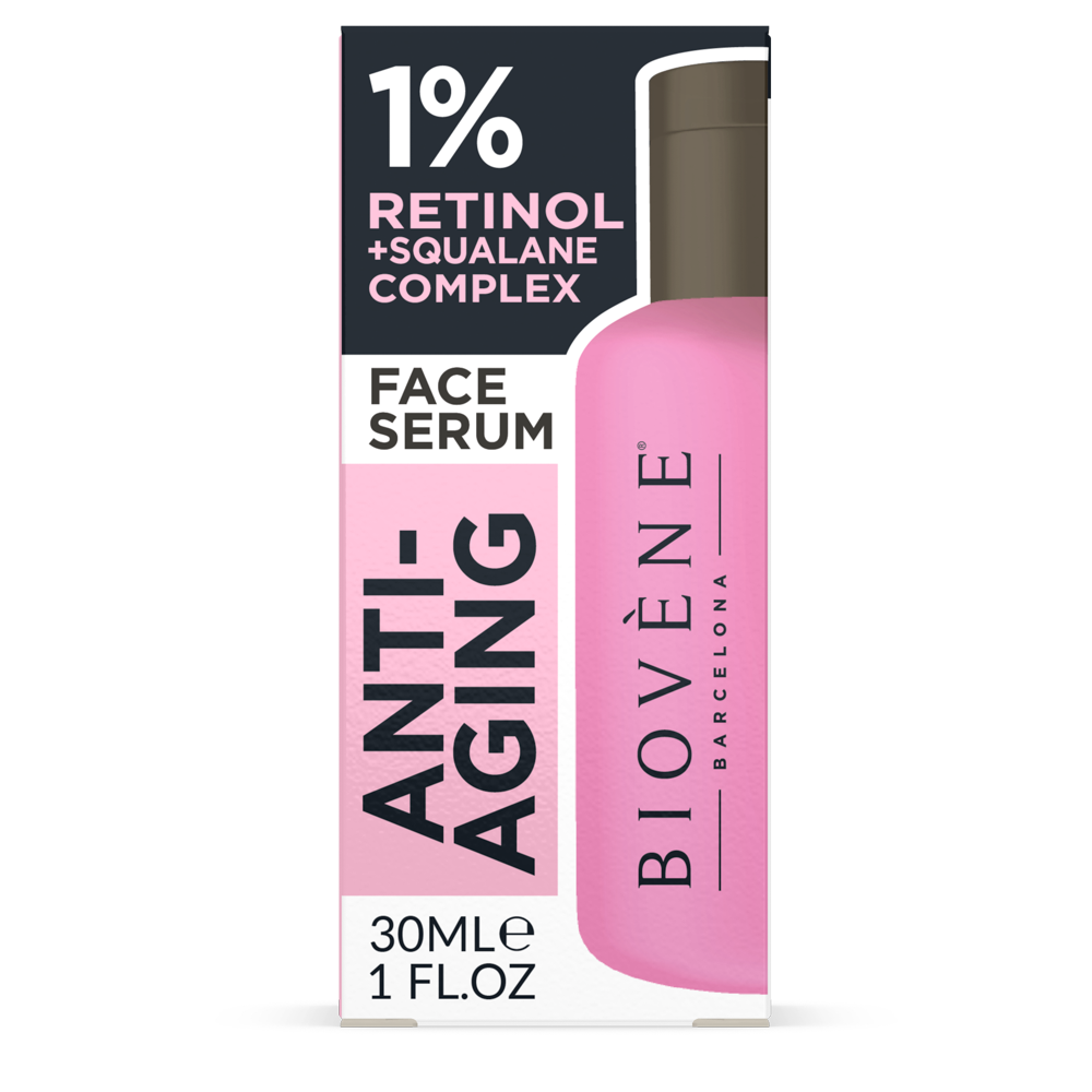 ANTI-AGING 1% Retinol + Squalane Complex Facial Serum Treatment