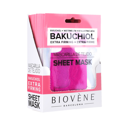 BAKUCHIOL Extra-Firming Glam Sheet Mask with Watermelon and Hyaluronic Acid