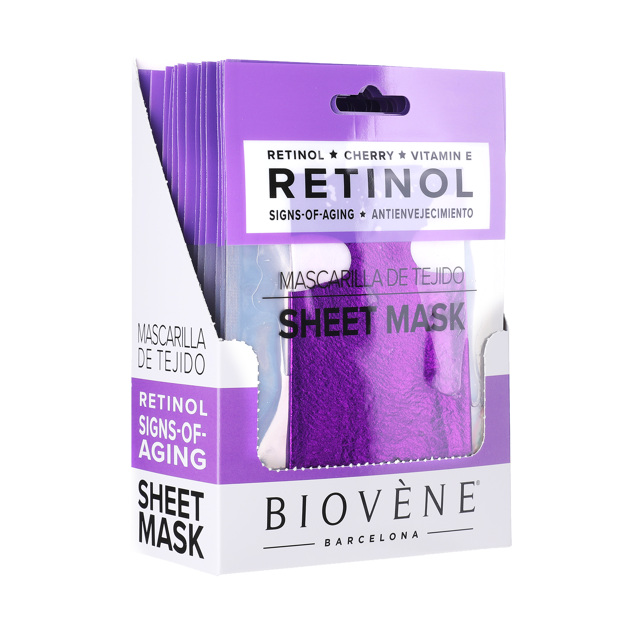 RETINOL Signs-of-Aging Glam Sheet Mask with Cherry and Vitamin E